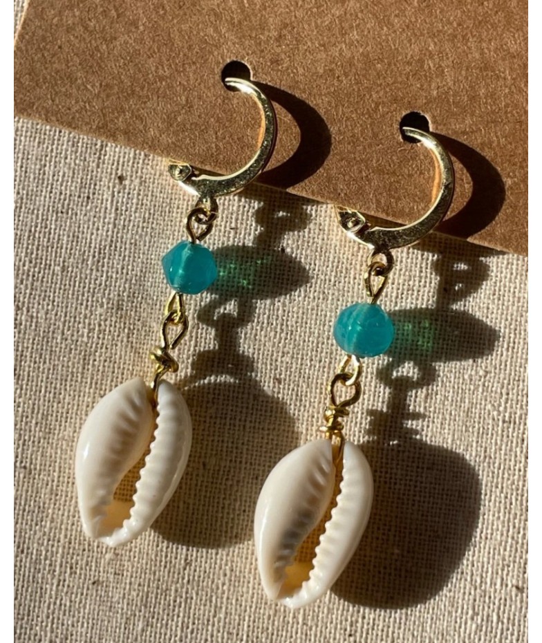 Aro caracol y turquesa