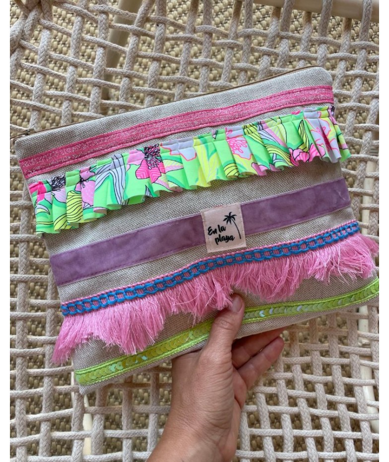 Estuche primaveral 26 x21 cm