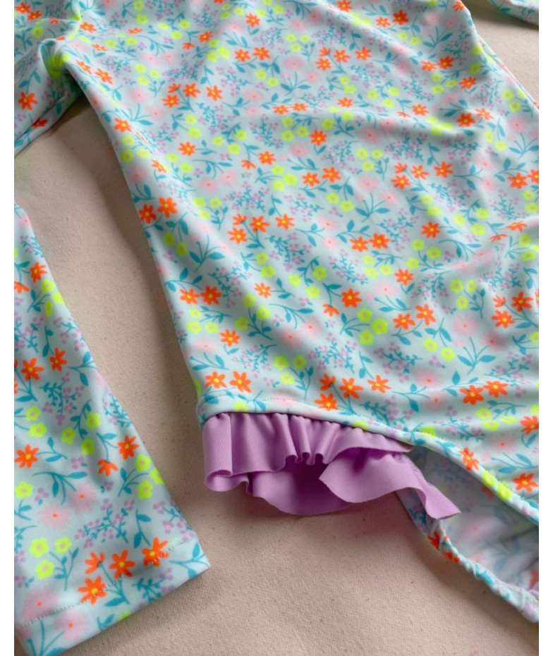 Body niña florcitas talla 10