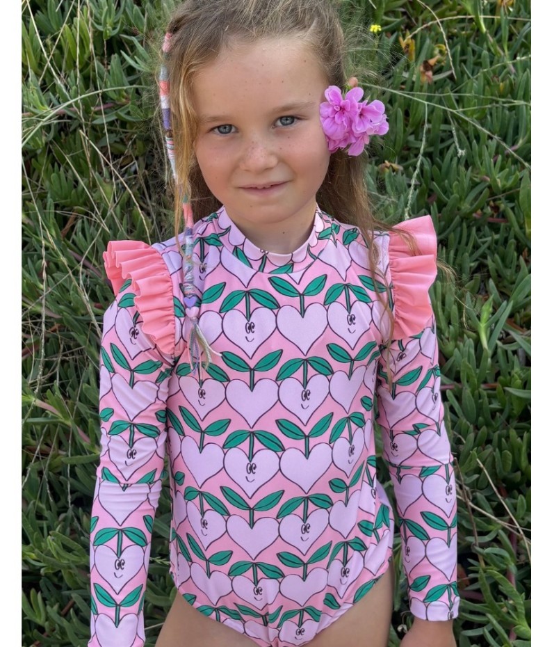 Body niña corazones