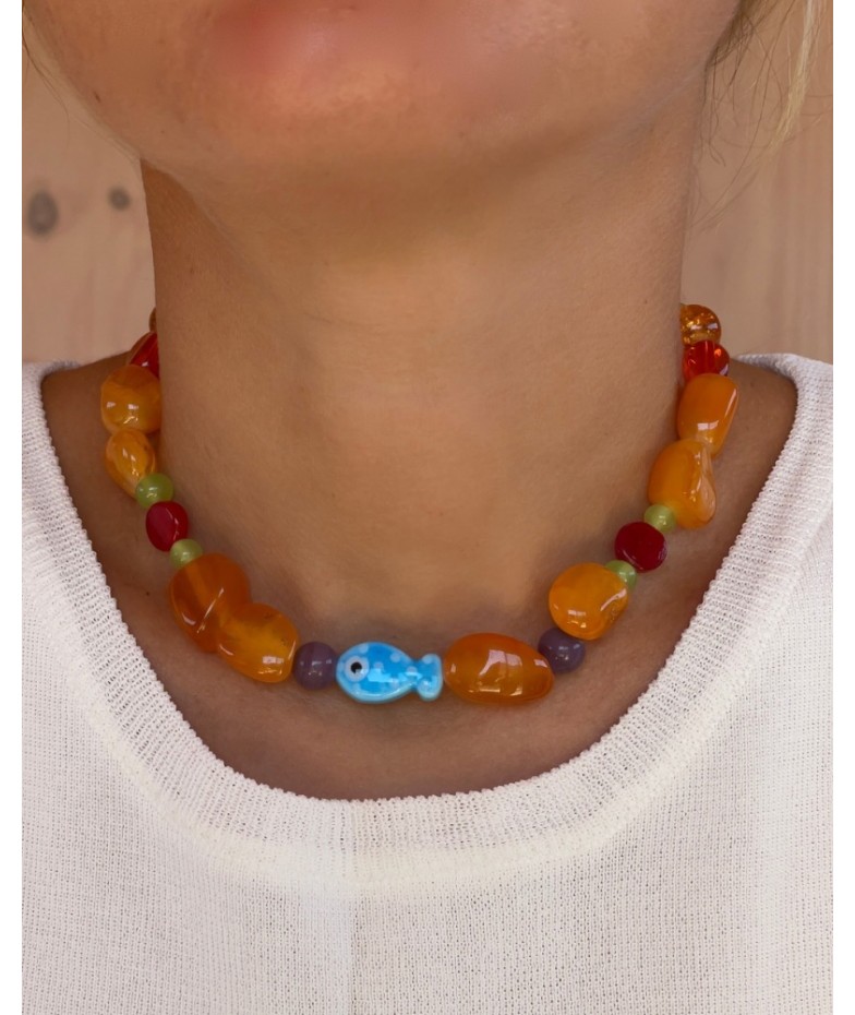 Collar orange mix