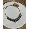 Collar coachella piedra cubica