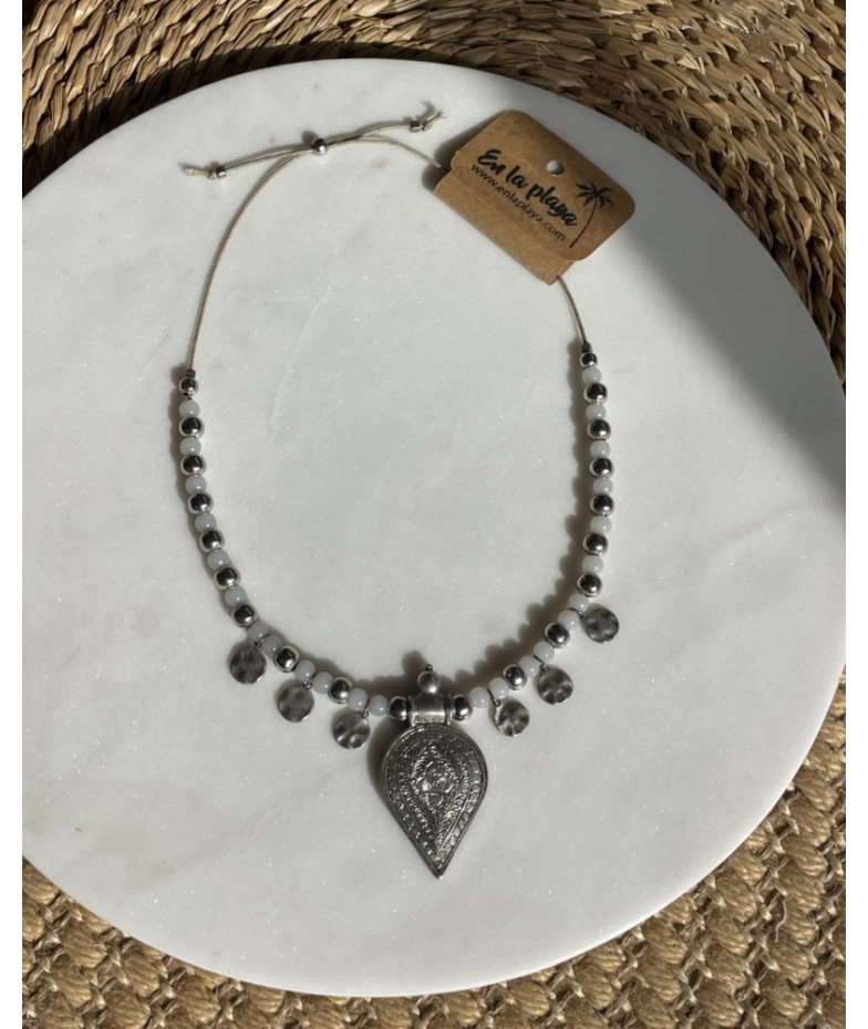 Collar coachella dije petalo